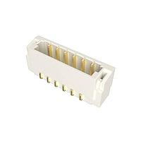 Amphenol FCI 10156841-06021LF ຫົວກະບອງແລະກະບອງສາຍ FitMate 0.8mm, ຫົວກະບອງຕັ້ງຕົ້ນ, 6ຕໍ່, ການຄຸດທາງທອງແບບແພລດ