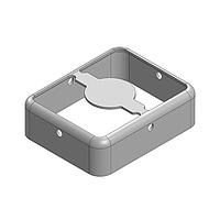 Masach Tech MS168-10F ເຟຣມປ້ອງກັນ EMI/RFI, ສອງຊິ້ນ 16.8 x 13.5 x 5mm ເຟຣມປ້ອງກັນ RF/EMI ສອງຊິ້ນ ດວ້ຍການດຶງບໍ່ມີຕໍ່ (CRS)