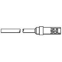 AMP Connectors - TE Connectivity 867824-1 ຕົວເຊື່ອມມົດຕົວມົນມົນ LGH SGL LINE MICRO-MIN RECEPT