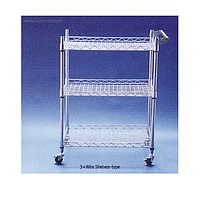 SciLab SL.Car7043 ກະຕ່າສະແຕນເລດ (Wire shelf-type, 3 shelves)