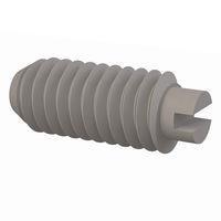 Essentra Components 010264S018 ຊຸດສະກຣູ Set Screw, ຫົວສະກຣູມີລາຍຂອງ Slotted, ການດັບສາຍ #2-64, ຄວາມຍາວ 3/16
