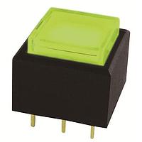 Well Buying L-S1PNPG3PG3R ສະຫນັບສະຫນູນ LED Pushbutton Switch PUSH SW 100mA/1.5VDC SPST ເຂັ້ມ/ແດງ LED