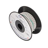 AMP Connectors - TE Connectivity EC0309-000 ປ້າຍຊື່ແລະຕິດຕັ້ງສາຍໄຟ Z-Type RMP/RMS Marker White