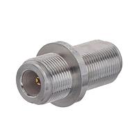 Radiall R161753000W ຕົວແປງ RF - ໃນຊຸດ N / ຕົວແປງຜູ້ຍິງ-ຜູ້ຍິງ HERMETIC ADAPTER BULKHEAD PANEL SEAL