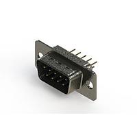 EDAC 627-M09-220-LT1 ຕົວເຊື່ອມ D-Sub - ຕົວເຊື່ອມ D-Sub ຄວາມໜາ້ຄວາມຖືກມາດຕະຖານ ແບບຕັ້ງຕົວແບບຕັດກະເປົາ