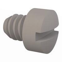Essentra Components 010256F009 ກຸມສູດເຄື່ອງຈັກ Machine Screw Fillister Slotted Screw, #2-56 Thread,3/32 Lg
