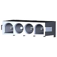 AMP Connectors - TE Connectivity 194096-3 ຕໍ່ພວງພະລັງງານຫນັກ SMATE-N-LOK;PIN HDR ASSY 4C HC