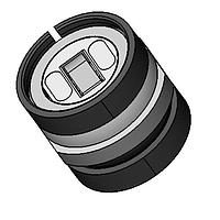 Radiall R107803000 ຕົວເຊື່ອມ 2.85mm ບອດເພື່ອບອດ ບໍ່ຕ້ອງບອນ