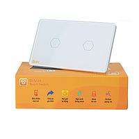 Datic DTSW02T WiFi Datic 2 ປຸ່ມແຕະສະວິດ (White)