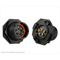 Eaton Souriau-Sunbank UTS714D5P ປະຕູຮັບ 5P JAM NUT PIN RECEPTACLE ຂະໜາດ 14D