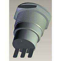 P&B AV1911D712Q04 Anti-Vandal AV19 SPL 3A SPOT LED ສີຟ້າ 12V