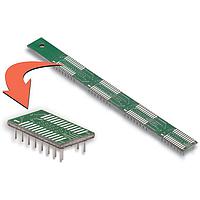 Aries Electronics 10-350000-10-HT ປະເພດປຸ່ມຕ່າງໆ HITEMP SOIC DIP ADAP 10 PINS