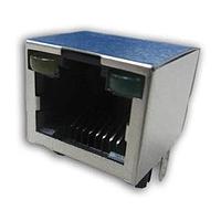 Amphenol Commercial Products RJHSR5F84510T ຕູ້ເຊື່ອມຕໍ່ແບບມົດູລາ / ຕູ້ເຊື່ອມຕໍ່ Ethernet 8P8C, THR, RA, ປ້ອງກັນ, ມີໄຟ LED, ສາຍຍາວ 201mm