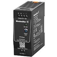 Weidmuller 2838400000 ອຸປະກອນຈົດສະຫຼຸບ PRO BAS 30W 5V 6A