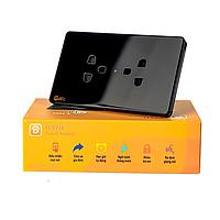 Datic DTSK02D ເຕົ້າຮັບ datic ກັບດິນ (Black)