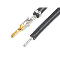 Molex 215343-1203 ສາຍນໍາສົ່ງທີ່ຖືກບັນທຶກລ່ວງໜ້າ MINI-FIT JR. M-S 225MM 20 AWG BK Au