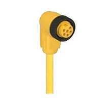 Lumberg Automation RKW 50-877/4M ເສັ້ນສາຍເຊນເຊີ / ເສັ້ນສາຍອັກຊວເຕີ Mini 7/8 ນິ້ວ ສາຍສຸດທ້າຍດຽວ, ມີມຸມຂວາຍີງ, 5 ແພດມີເກັບພາຍໃນແລະ TPE ເຫຼືອງ (TC-ER) ເສັ້ນສາຍປຸກ 16 gauge, ລະຫັດສີສັນຍານສີຂອງສະຫະລັດ.