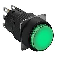 SCHNEIDER XB6EAA31P ປຸ່ມກົດສະຫນອງ PB ສປຣິງກັບ, ຮູບກົງ, ສີຂຽວ, 1 NO/NC,