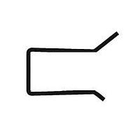 Aavid CLP-212MG ຄລິບສ່ວນປະກອບຢູ່ບໍລິເຄື່ອງ U-Clips ສໍາລັບ TO-247, MAX-247, 26.5x13.2x15mm, ແຮງກົດ 36N