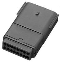 Aptiv 35021687 ຮູງປລັກ 16 ທາງ ຜູ້ຊາຍ OCS 1.5 ປິດກັນນ້ຳ ສີດຳ CONN