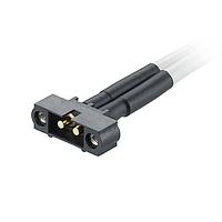 Harwin M80-MCPM5M1-02-0150L ການປະກອບສາຍສະເພາະສາຍສະເພາະ 1X2 ຜູ້ຊາຍ ພະລັງງານ SNGL 10 AWG