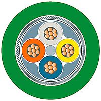 SIEMENS 6XV18702BU10 ສາຍສົນທະນາ Bus Cable IE FC TP FLEXIBLE CABLE GP 2X2. 1000M