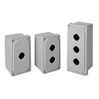 Hammond Manufacturing PJ744P222 2 ປຸ່ມ N4X ກອງຕັ້ງຝາຜົມ - 7x4x4 2 ຮ່ອງ Pbutton 22MM - ເສັ້ນໃຍເກັບເສື້ອ