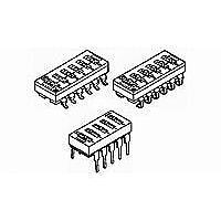 P&B ADE0804 ສະລິດສະວິດ DIP SPST 8POS EXT SLIDE T/H DIP SWITCH