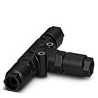 PHOENIX CONTACT 1414710 ຕົວເຊື່ອມມິດຕຣິກວົງກົມ QPD T 3PE1,5 3X8-13 BK