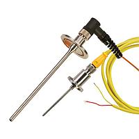 OMEGA TCV-EU-1200-25-M12 ຫຼັກວັດອຸນຫະພູມ Vacuum Flanged Thermocouple Probes ມີຕົວເຊື່ອມ M12 (E, 900 °C)