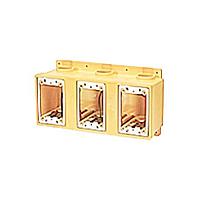 Molex 1301280162 ກ່ອງ FD FD BOX ທຣິບເລ ກັງ 6/ທ່ອງເປີດ, ສີດຳ