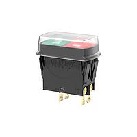 E-T-A Circuit Breakers 3120-N32V-H7T1-SGRX-20A ຕັດກວດວົງຈອນ Min Ord Qty 10. ຕັດກວດວົງຈອນ/ສະຫນັບສະຫນູນ 3120-N ປະກອບລວມການປ້ອງກັນໄຟເກີນແລະຟັງຊັນຂອງສະຫນັບ/ປິດ (ON/OFF) ໃນອົງປະກອບດຽວ. ອົງປະກອບການກະທຳແມ່ນບາຍເທີມເບີເຕີມອລ. ປະເພດ 3120-N ເໝາະສົມສຳລັບການປ້ອງກັນໄຟເກີນ.