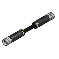 Amphenol CONEC 56-07524 ເຄື່ອງສາຍ Ethernet / ເຄື່ອງສາຍເຄືອກເຄືອກ ENP-12-1-RKPBU2DST4-RKPST2DBU4-2/GAZ/075/034/A1012