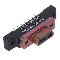 ITT Cannon MDM-15PBS ຕໍ່ຕໍ່ Micro-D D-Sub MDM-15PBS
