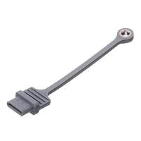 Amphenol Commercial Products MUSBR2M5C004BP ຝາກັນຝຸ່ນ USB Type C ສີເຫຼືອງ DUST COVER FOR TYPE C GREY