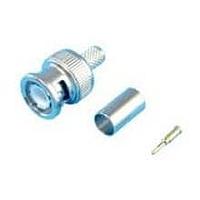AIM-Cambridge / Cinch Connectivity Solutions 27-9208 ຕົວເຊື່ອມ BNC 50 OHM ຜູ້ຊາຍ CRIMP 3 ຊຸດ
