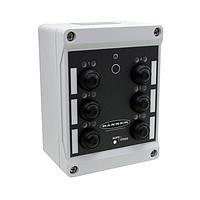 Banner Engineering DX80N9Q120BL-RG Sure Cross Wireless Q120BL Node Wireless Q120 Pendant Node 900 MHz 1 W; ແບດເຕີຣີບວດລວມແລະຂາຍພະລັງງານ dc 10-30 V; ປຸ່ມກົດຄວບຄຸມແບບອິດສະລະ 6 ປຸ່ມ; ຊຸດໄຟ LED ສີຂຽວ ແລະ ສີແດງ 6 ຊຸດ