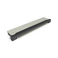 Amphenol FCI 62684-401100AHLF ບອດມາວນ 0.50mm ຟເລັກຊັ່ນເຊັກເນັດເຕີ, ຊີຣີ OPU, 40 ຕຳແໜ່ງ, ທາງເຂົ້າດ້ານ, ການຕິດຕໍ່ດ້ານລຸ່ມ, ການຕິດຕັ້ງພື້ນຜິວ, ZIF, ບໍ່ມີຮາລອກຽນ