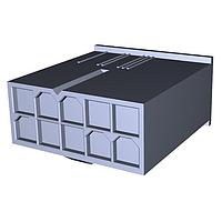 AMP Connectors - TE Connectivity 1-2029096-6 ກອງປະກອບປລັກ 16P PLUG FREE HANG UL-94-V2 ສີຟ້າ