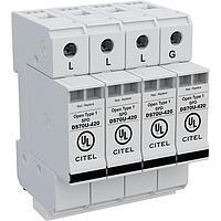 CITEL DS74US-600D ອະຊີພະລັງງານ AC ບັນດາລົດ Din Rail AC Power Surge Suppressor, 70kA max, 600V Delta. 4P