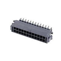 Molex 172767-0124 ຮອງສະໜອງສາຍແລະຮອງສາຍ MINIFIT TPA2 24CKT DR PLG HSG PNL MNT 94V-2 GW