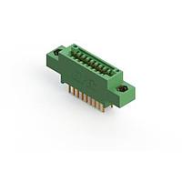 EDAC 345-018-542-807 With Flanges .100" (2.54mm) Pitch Card Edge Connector