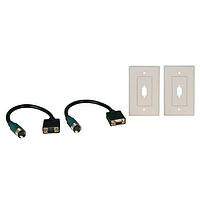 Tripp Lite EZA-VGAF-2 ສາຍຈອງຈຳວັດ VGA/SVGA EZKIT,VGA,FF,WLPLTE X2, ປະເພດ A