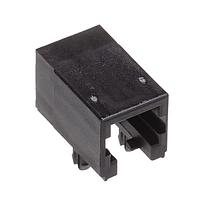 Amphenol Commercial Products RJE051440110 ຕົວເຊື່ອມ SP 4P4C R/A ບໍ່ມີປ້ອງກັນ ປຸ່ມລົງ ບໍ່ມີ LED