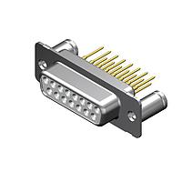 Molex / FCT 173109-1189 ມາດຕະຖານຄວາມໜາແຮງ FCT DSUB STR PC RCPT 09 PN ມີ CLINCH