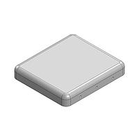 Masach Tech MS260-10C-NS ຝາປົກກັນ EMI/RFI, ສອງສ່ວນ 26.6 x 23.6 x 4mm ຝາປົກກັນ RF/EMI ສອງສ່ວນ ດວ້ຍການດຶງບໍ່ມີຕໍ່ຕາມຂອບ (ນິເຄວ-ເຊີວ)