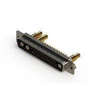 EDAC 627-25W3622-5N2 ຕົວເຊື່ອມຕໍ່ Mixed Contact D-Sub Connectors Vertical Combo Dsub