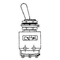 Honeywell 232AT93 ສະຫນັບສະຫນູນ Toggle SW SPDT 2POS SOLD TERM STD LVR