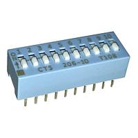 CTS Electronic Components 206-10S ສະຫນາມສະລັບ DIP 10 ສ່ວນສະລັບ SPST