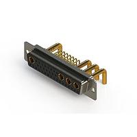 EDAC 630-36W4650-3N1 ຕູ້ຕິດຕໍ່ D-Sub ປະສົມມຸມຂວາ ຕູ້ຕິດຕໍ່ພະລັງງານ Combo D-Sub